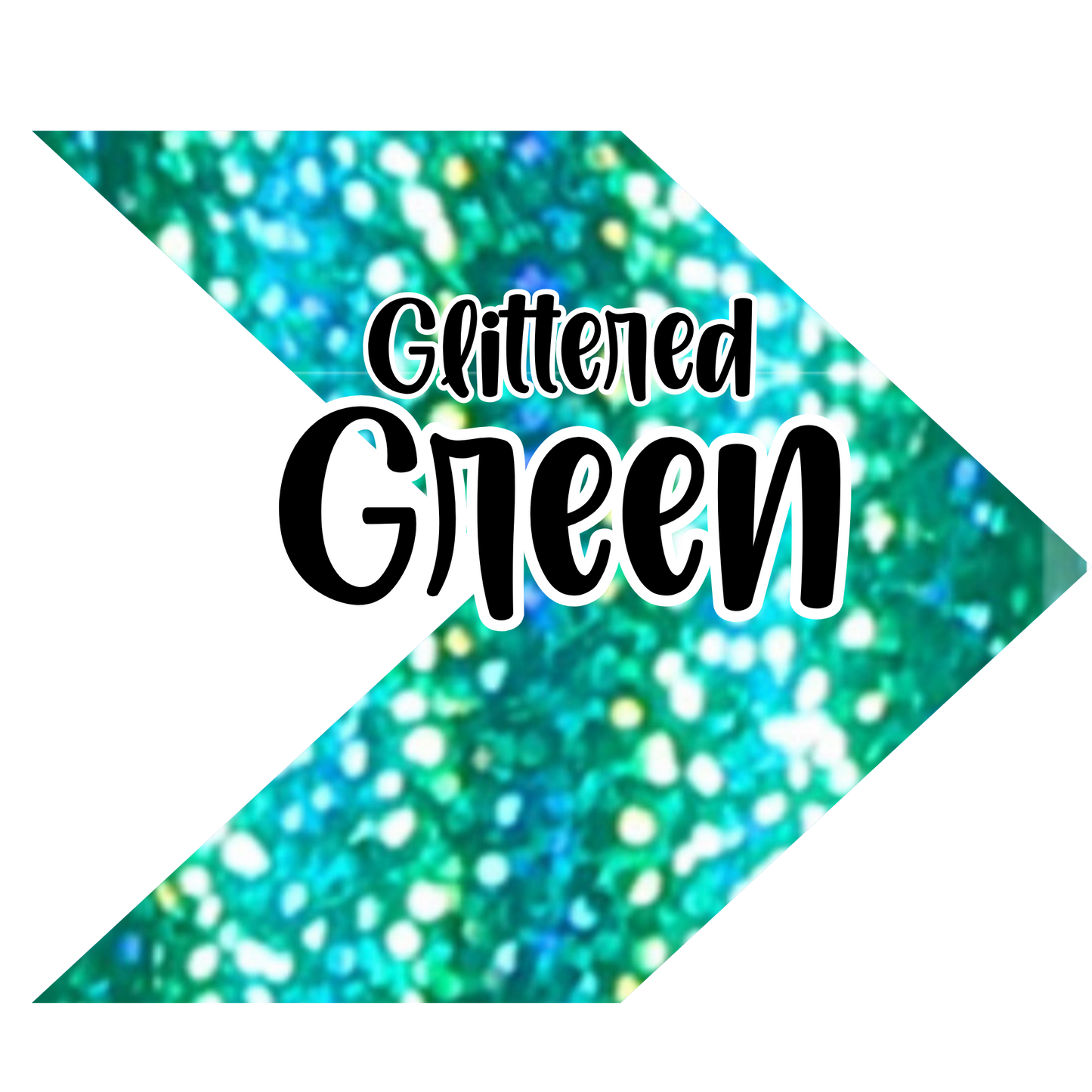 Glittered Green
