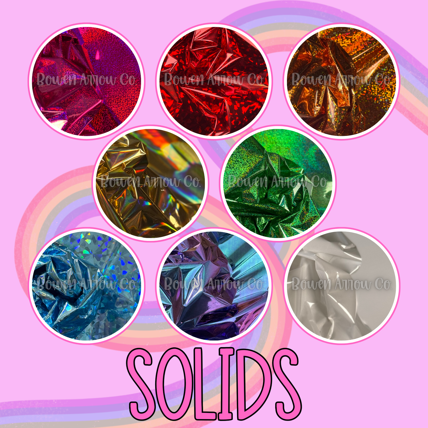 Must Have Solids Bundle {8 Foils} 3ft.