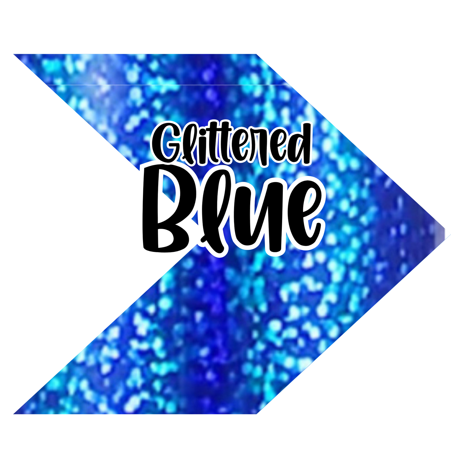 Glittered Blue