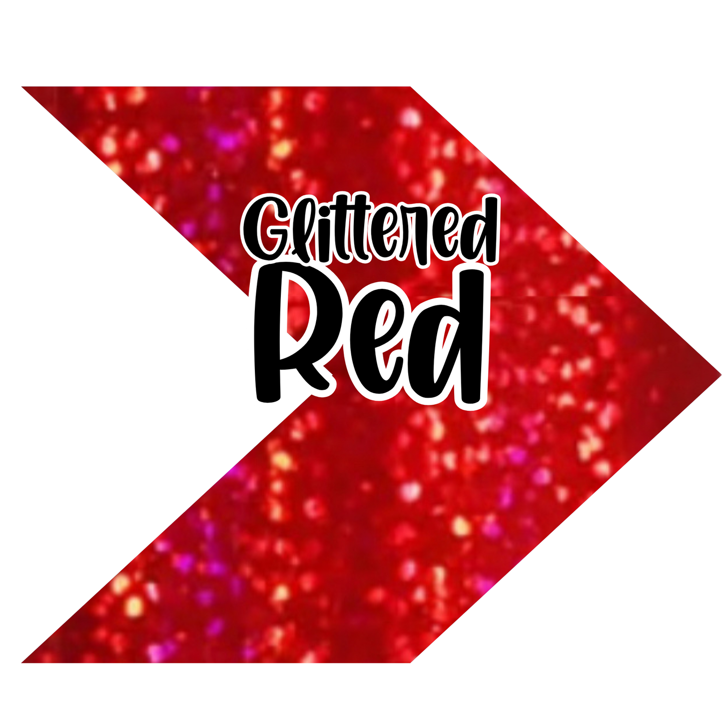 Glittered Red