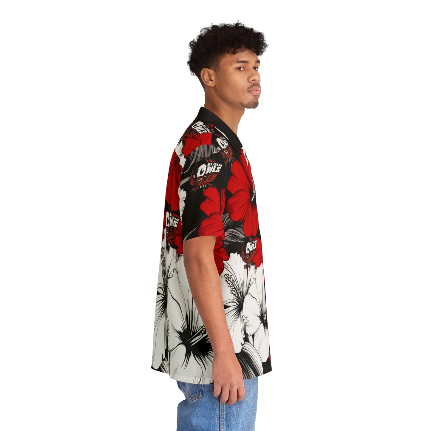 Owls Red Hawaiian Shirt