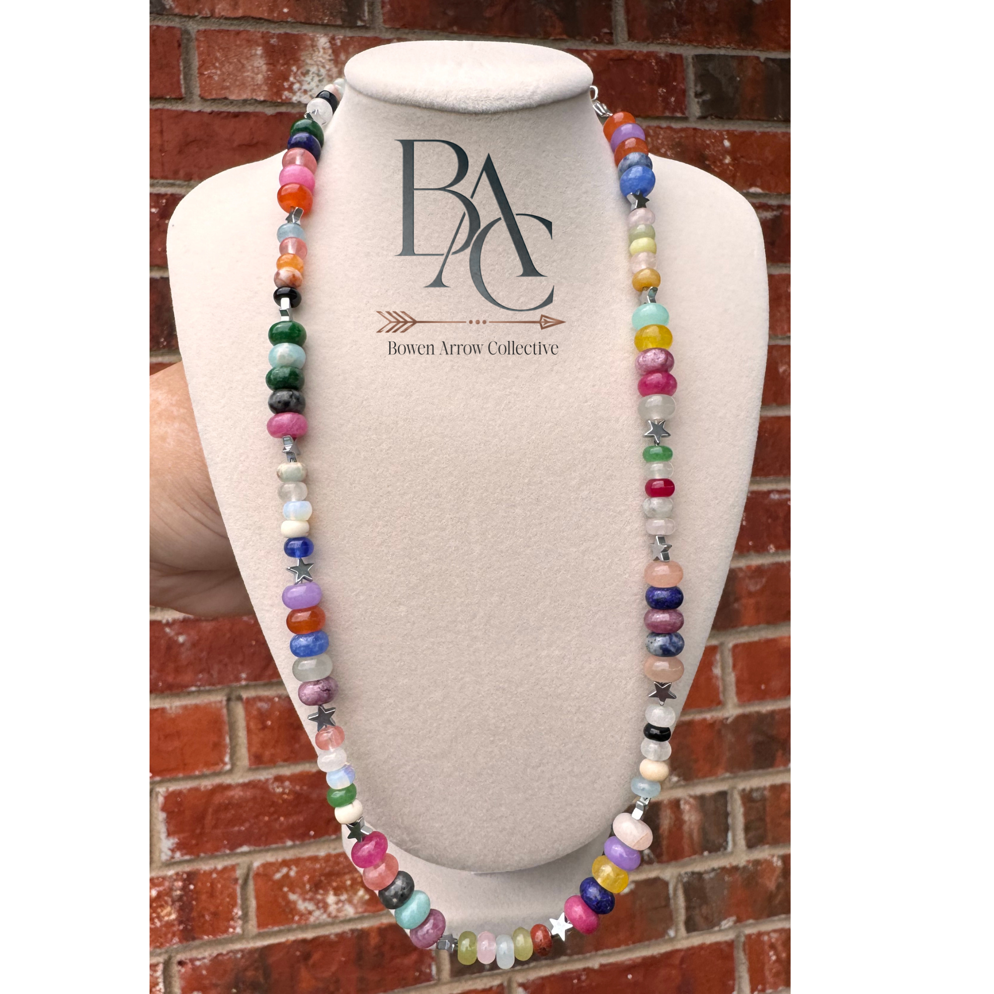 Beaded Gemstone Necklace