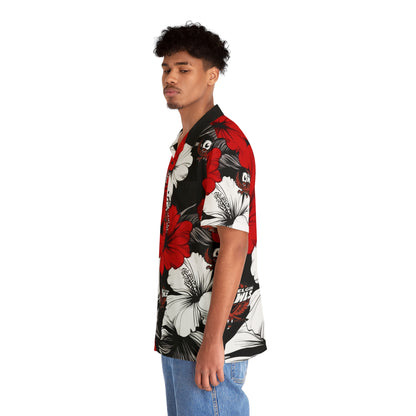 Owls Red Hawaiian Shirt