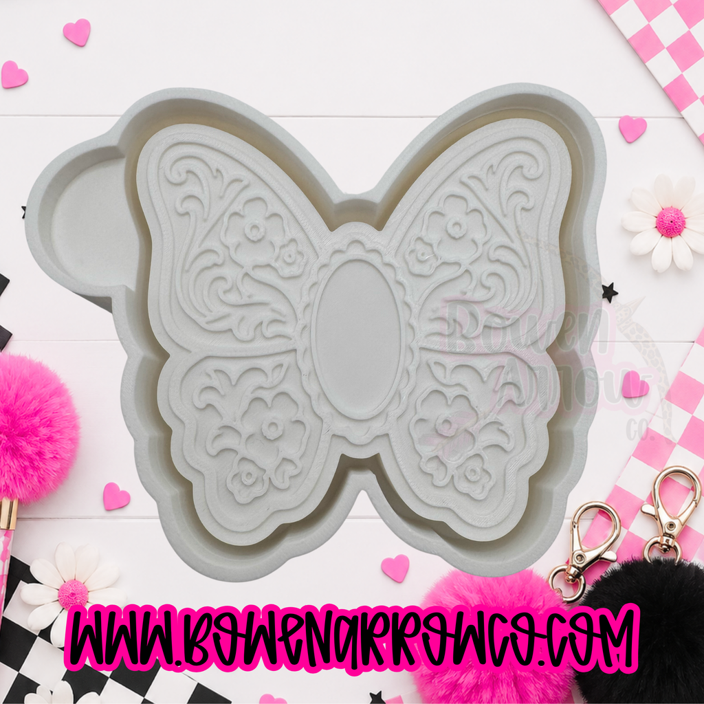 Tooled Butterfly  {Silicone Mold}