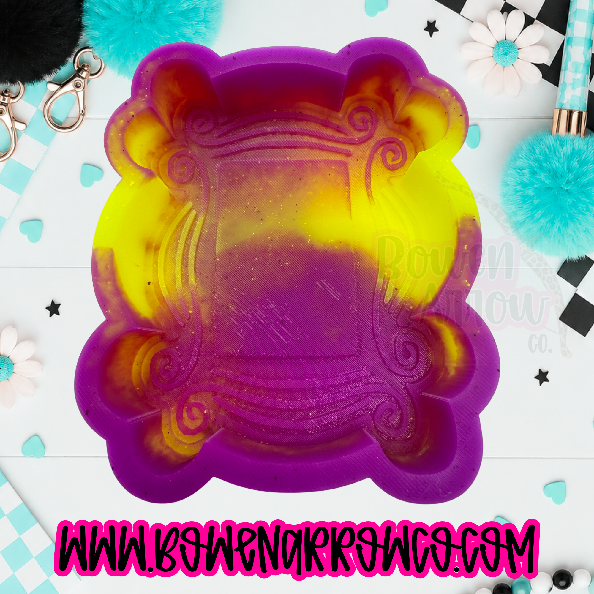 RTS - Friendly Frame {Silicone Mold}