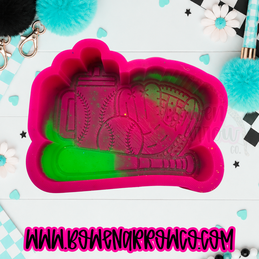 Baseball/Softball Bat, Glove, Cup {Silicone Mold}