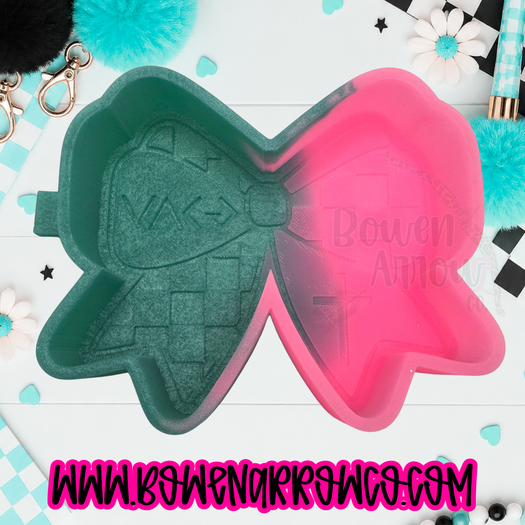 Faith Checker Bow {Silicone Mold}