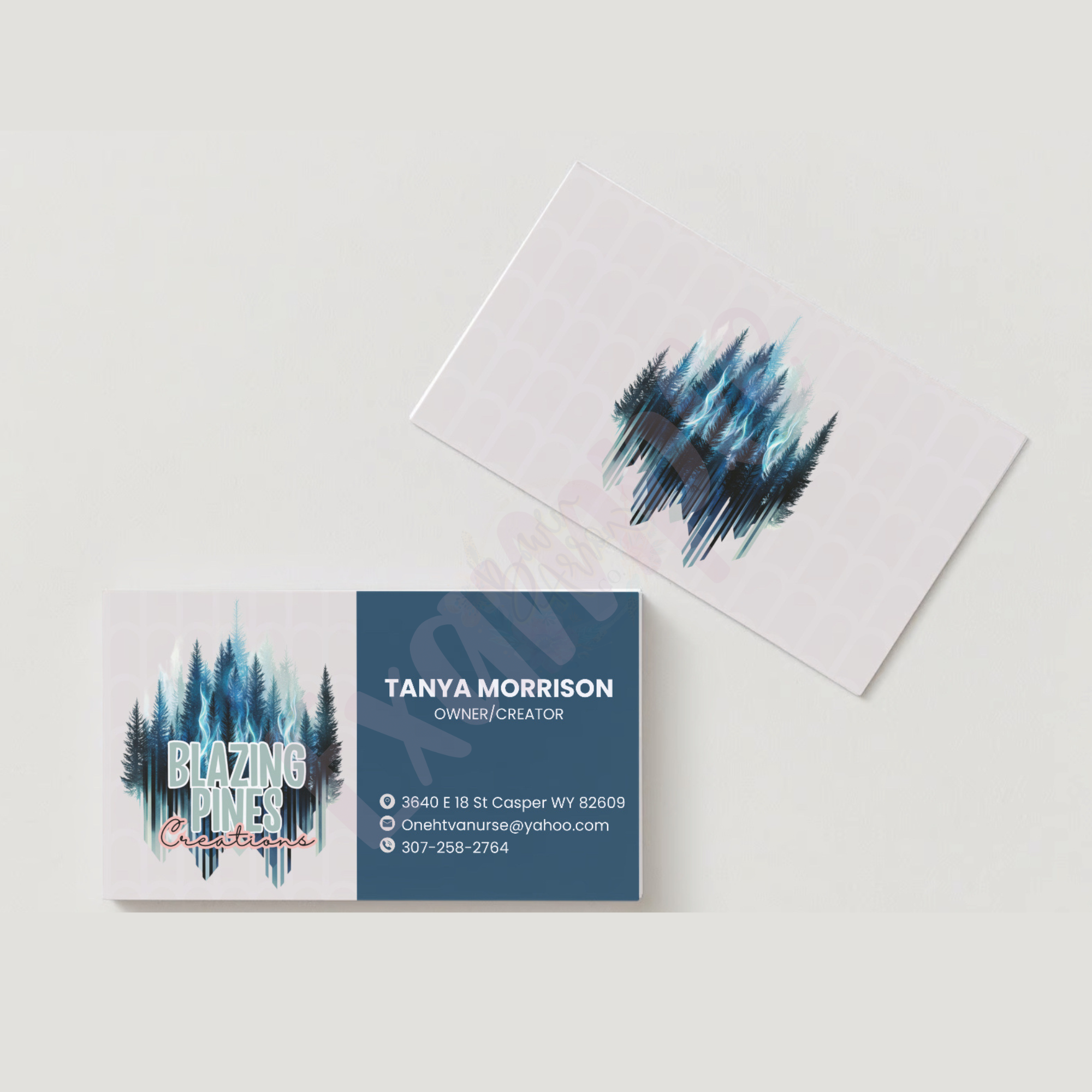 {Customized} 2x3.5” Business Cards / Care Instruction Cards