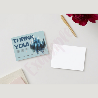 {Customized} 4x6” Thank You Cards
