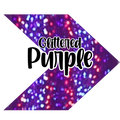{Glittered} Purple