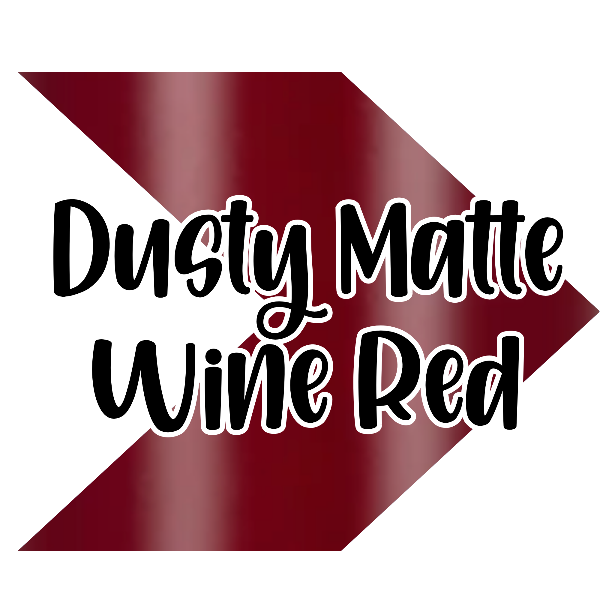 {Dusty Matte} Wine Red