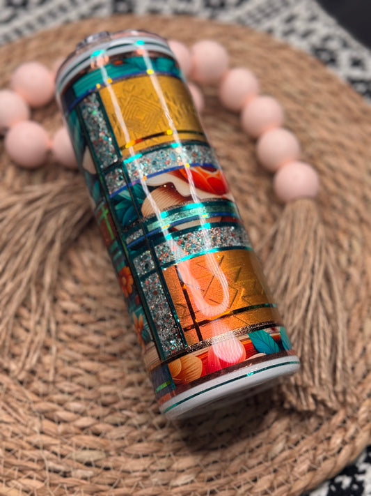 24oz. Boho Florals {Discounted}