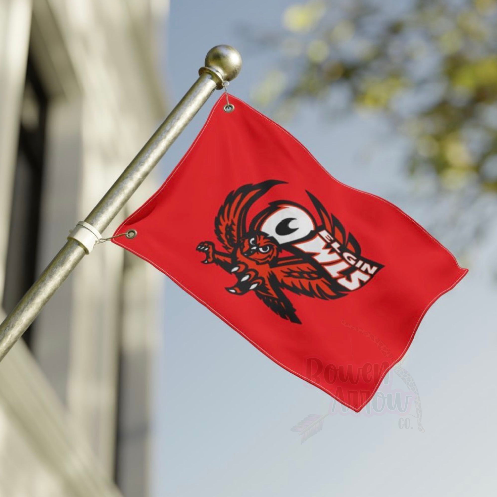 Elgin Owls {Double Sided Flag}