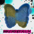 Tooled Butterfly  {Silicone Mold}