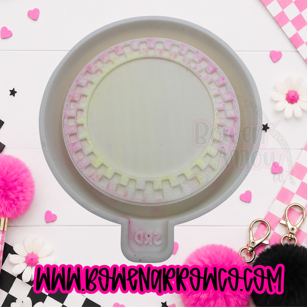 RTS - Checker Circle {Silicone Mold}