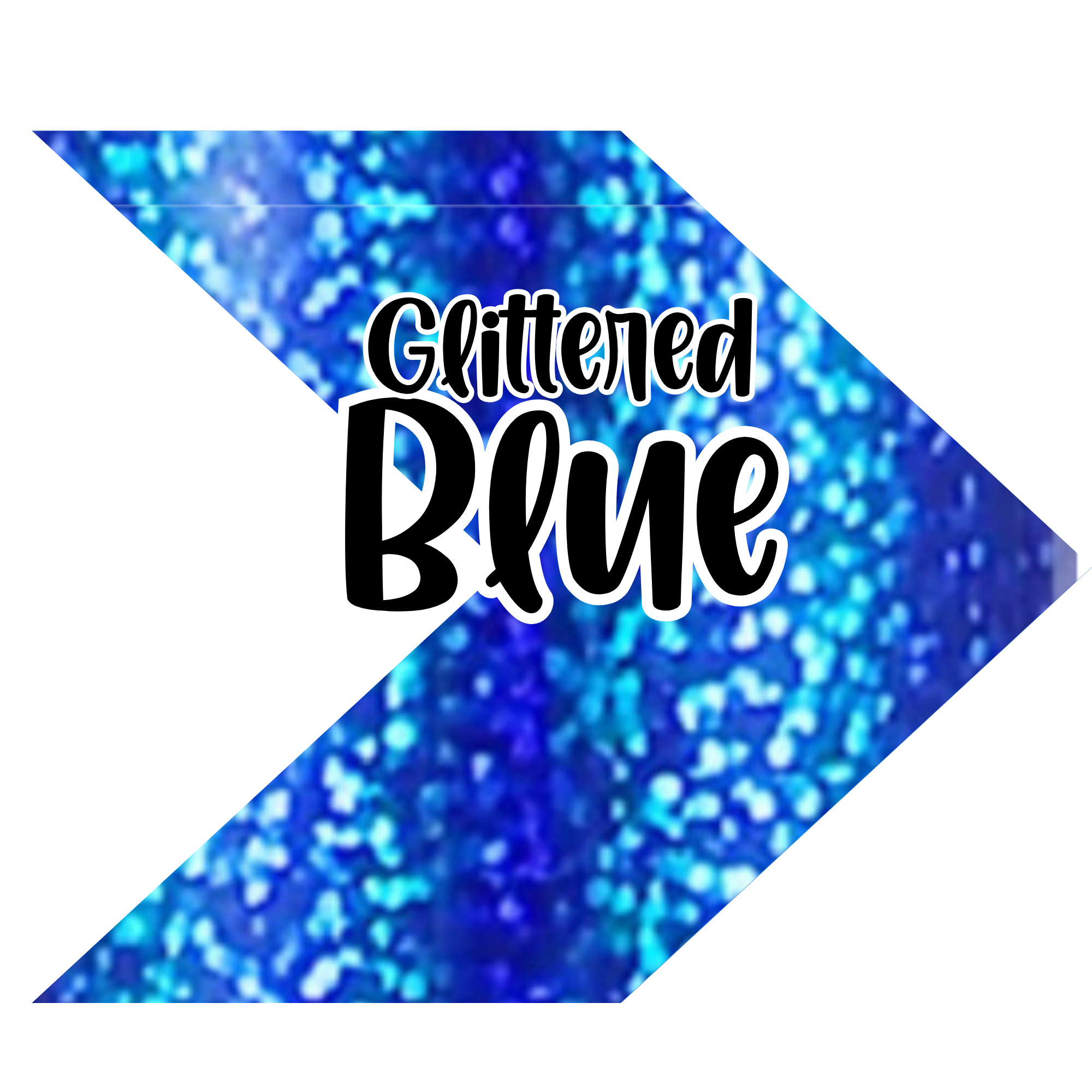 {Glittered} Blue