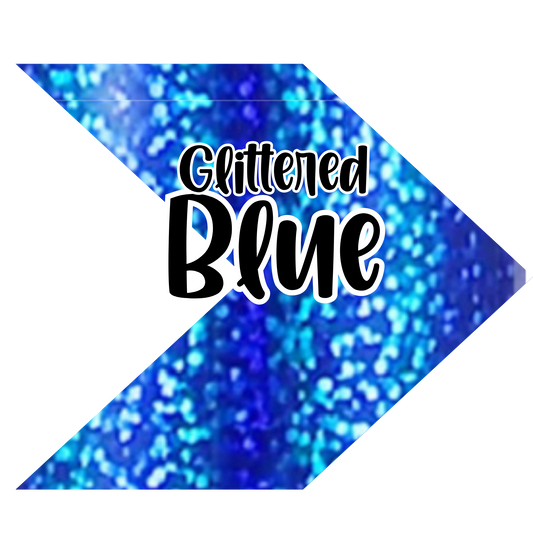 Glittered Blue