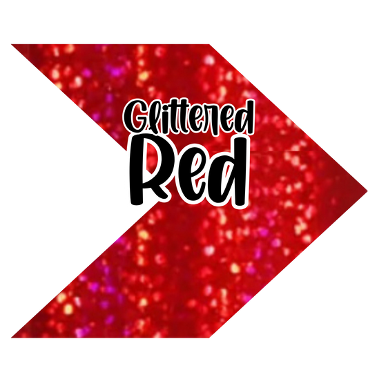 Glittered Red