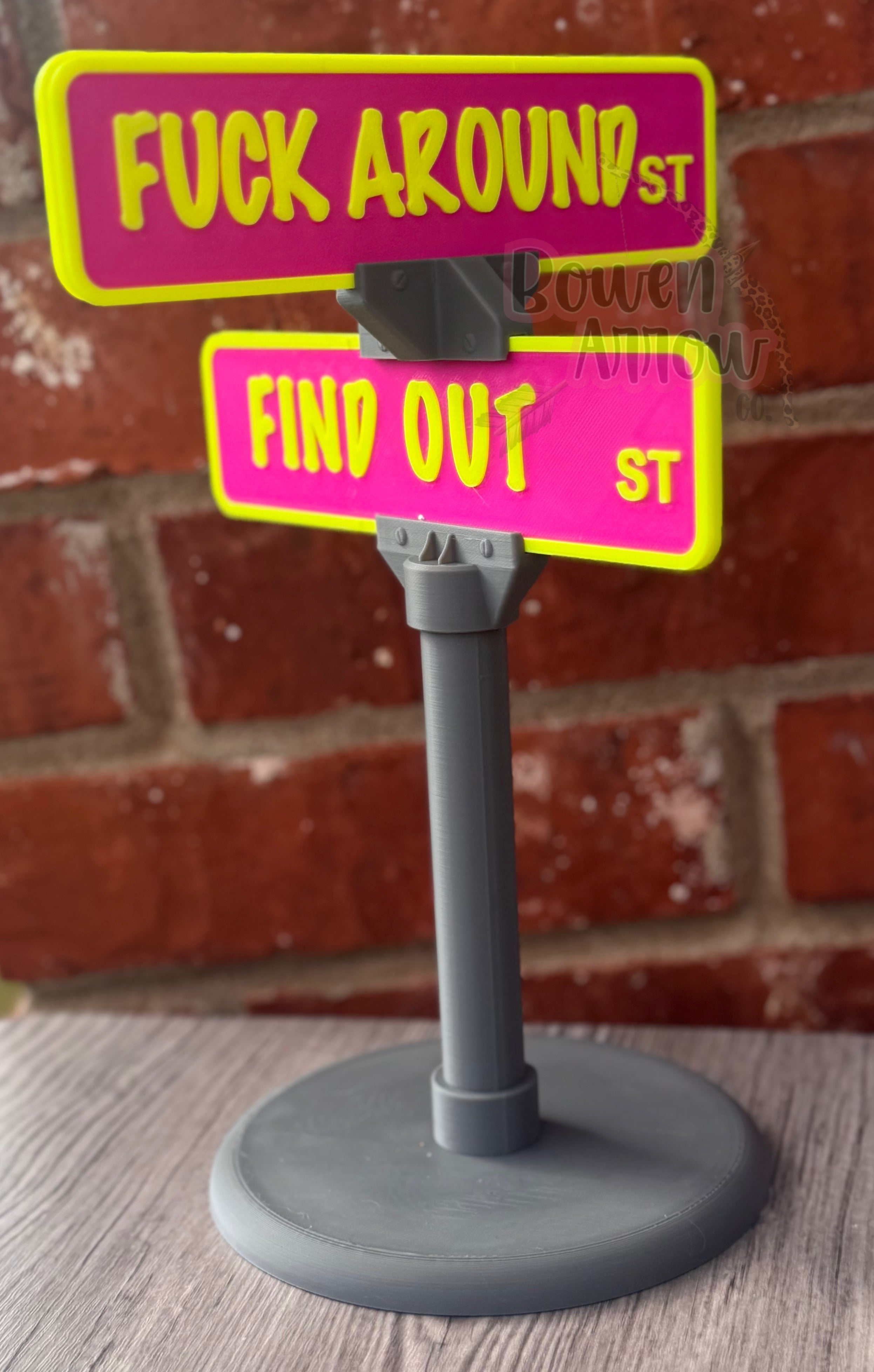 FAFO Street Sign