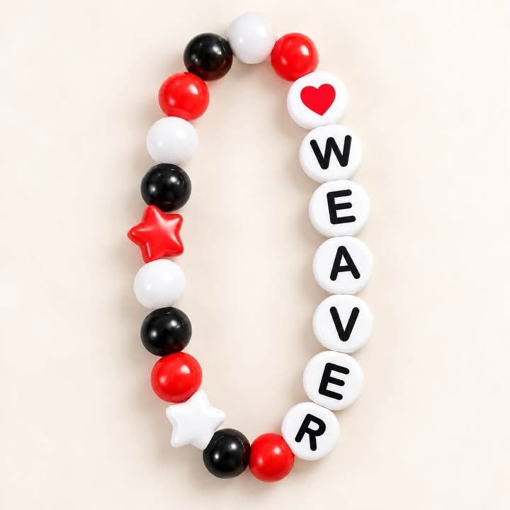 Oversized Spirit Necklace - Red, Black, & White
