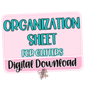 **DIGITAL DOWNLOAD** Swatch Mates Pages - Glitter