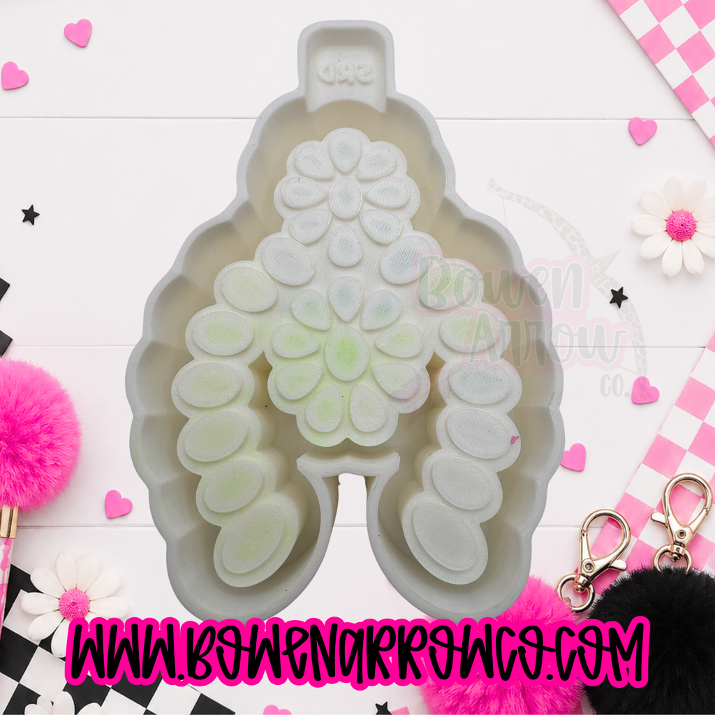 Turquoise Blossom {Silicone Mold}