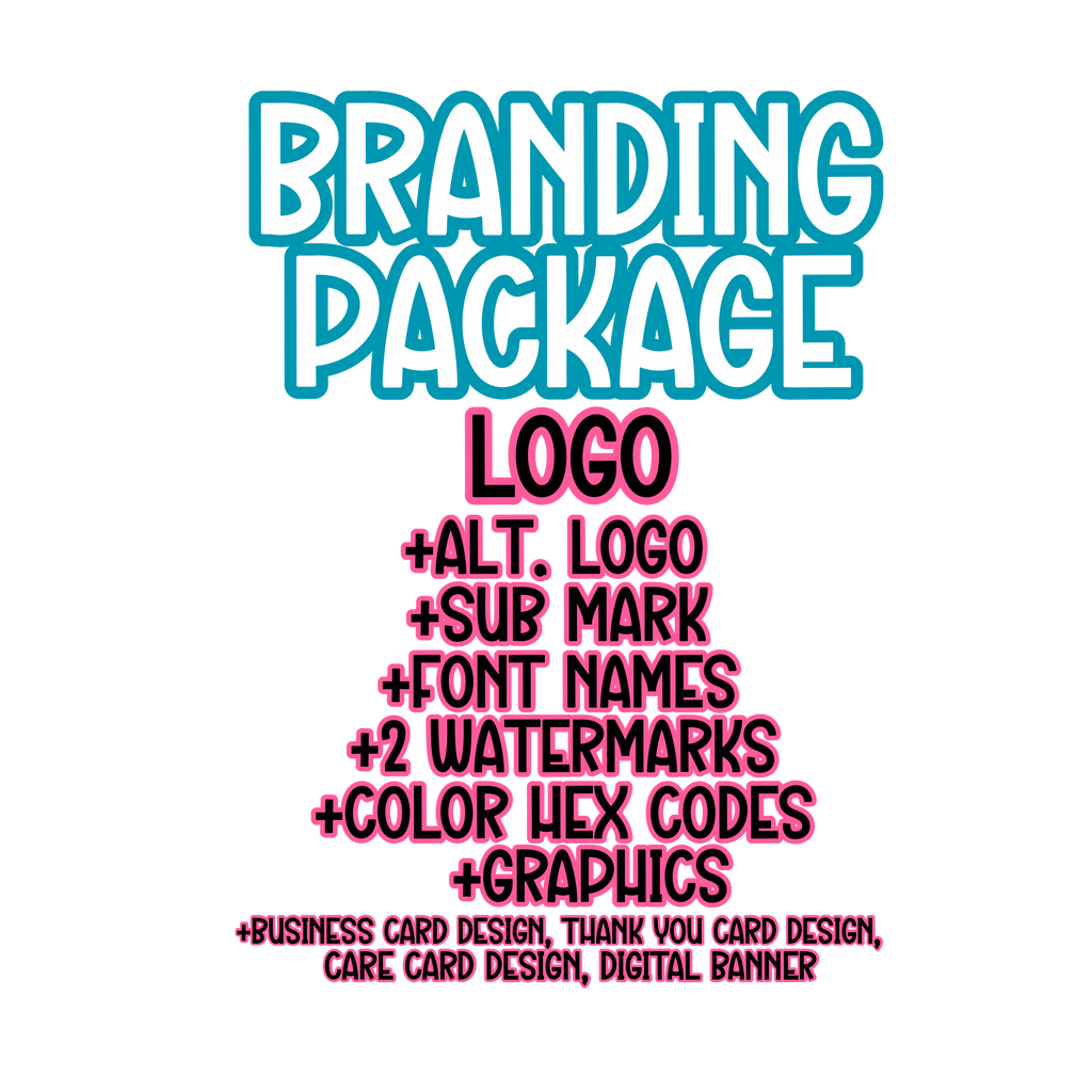 Branding Package (Ultimate + Business Card Design, Thank You Card Design, Digital Banner, & Care Card Design)